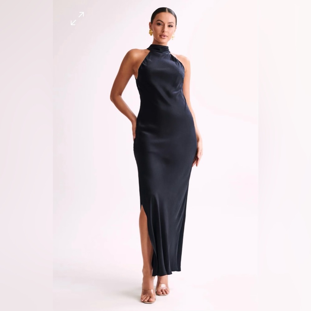 Meshki | High Neck Backless Dress